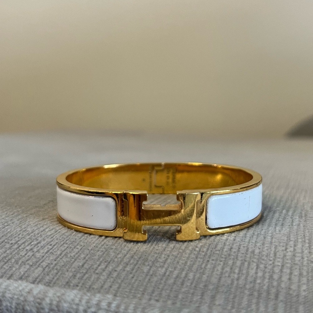 Authentic Used Hermes Clic H Bracelet